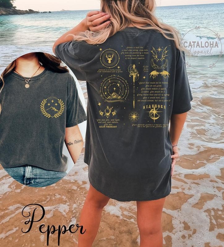 2 Slides SJM Night Court Velaris Wing Span Terrasen Bryce Quinlan Stars Who Listen SJM Graphics SJM Fan Shirt Fantasy Reader Shirt T-Shirts, Hoodie, Sweatshirt