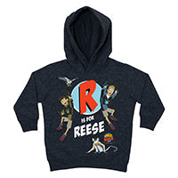 Wild Kratts Initial Charcoal Toddler Hoodie