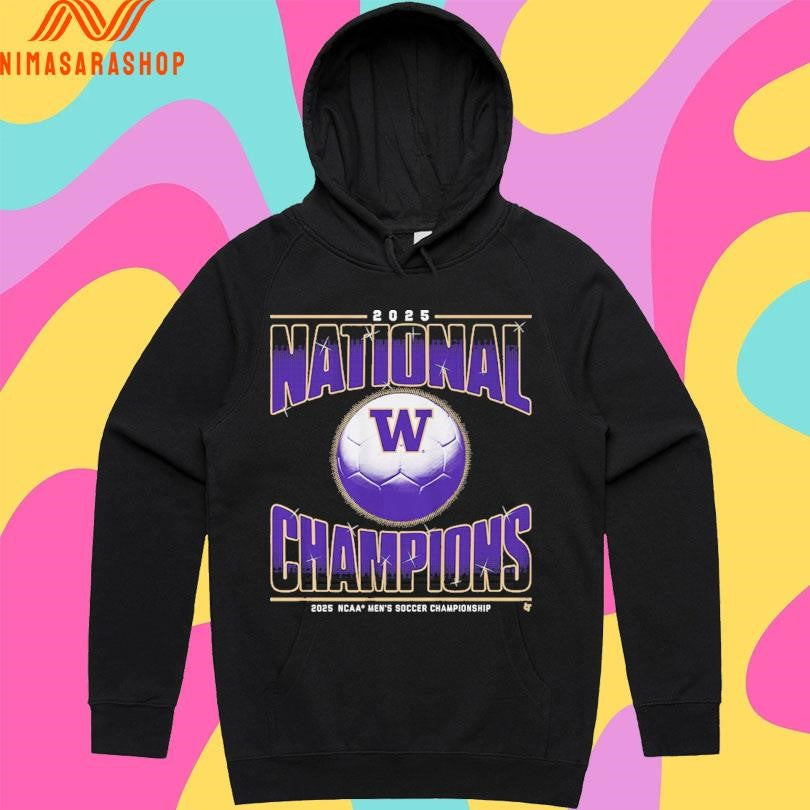 2025 National Champions 2025 NCAA Washington Men’s Soccer Championship Shirts