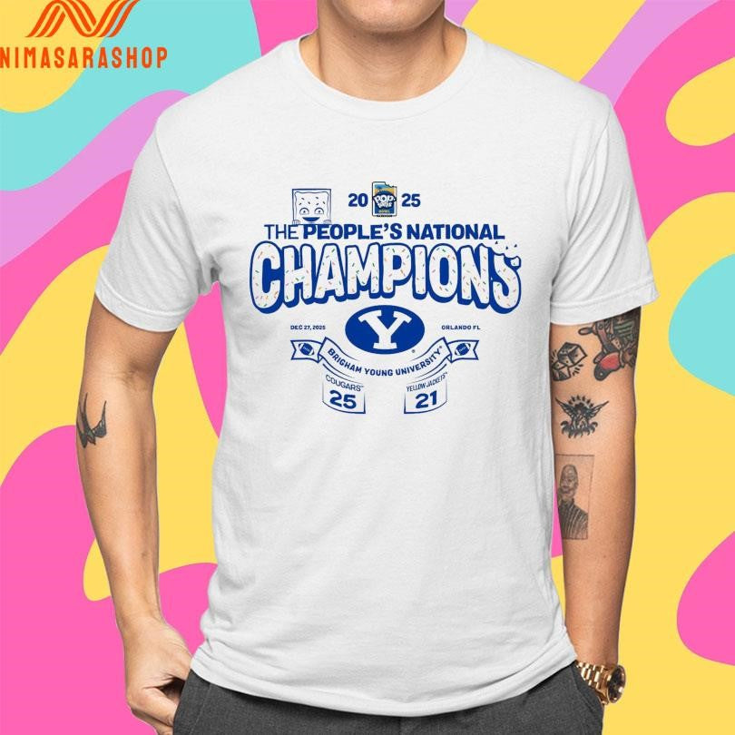 2025 The People’s National Champions Brigham Young University Dec 27 2025 Orlando FL Shirts