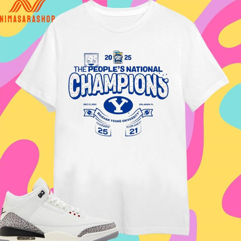 2025 The People’s National Champions Brigham Young University Dec 27 2025 Orlando FL Shirts
