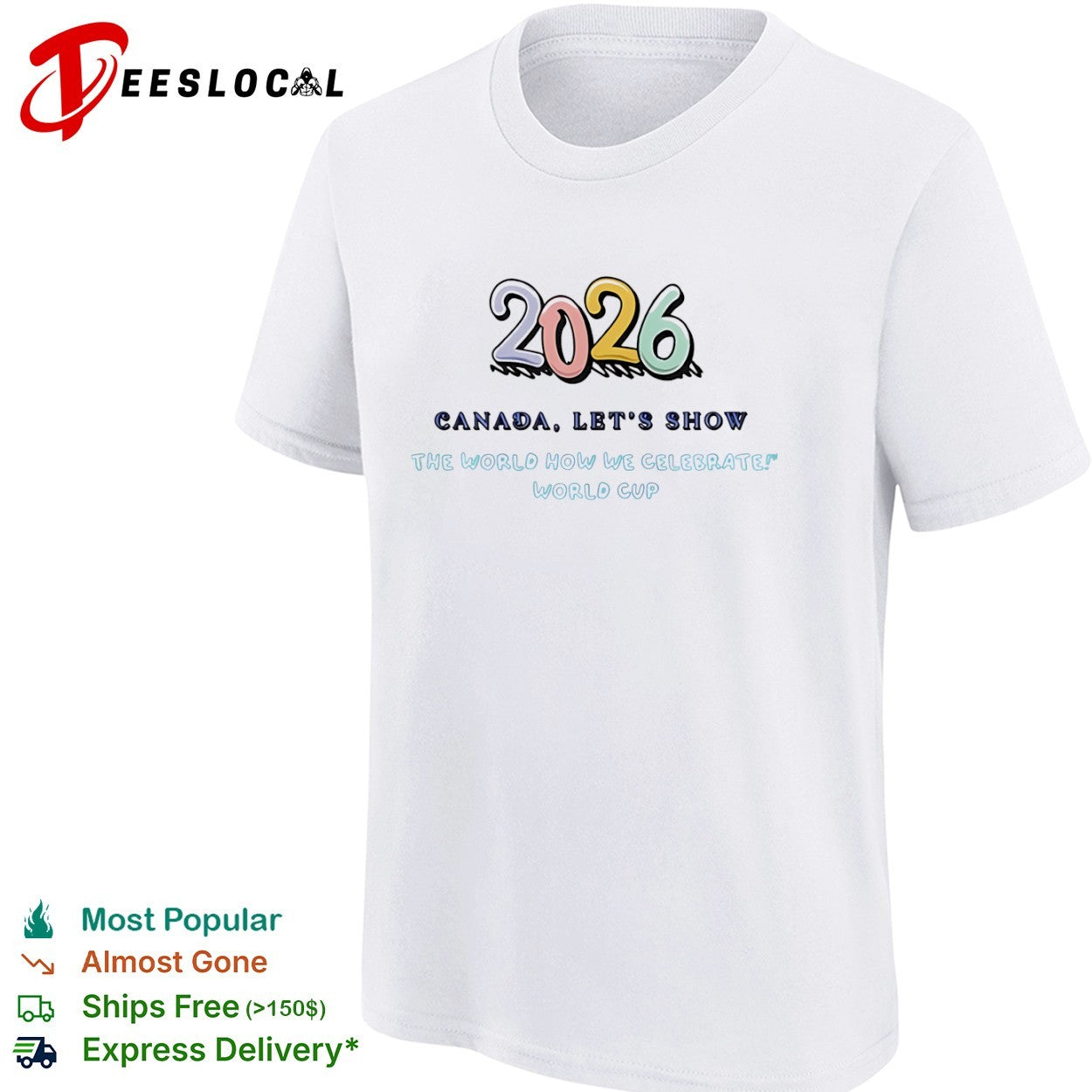 2026 Canada world cup celebration shirt
