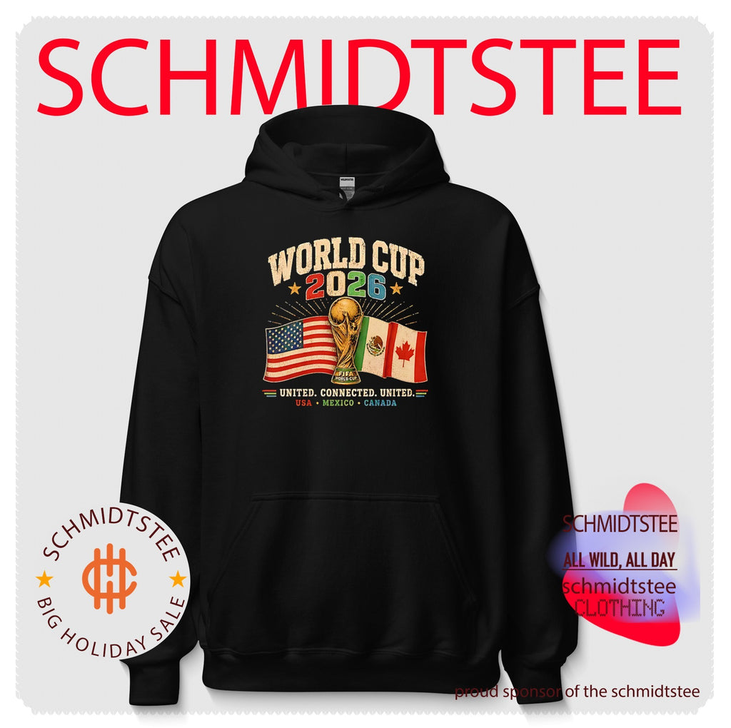 2026 FIFA World Cup United connected united USA Mexico Canada flags of host nations shirt