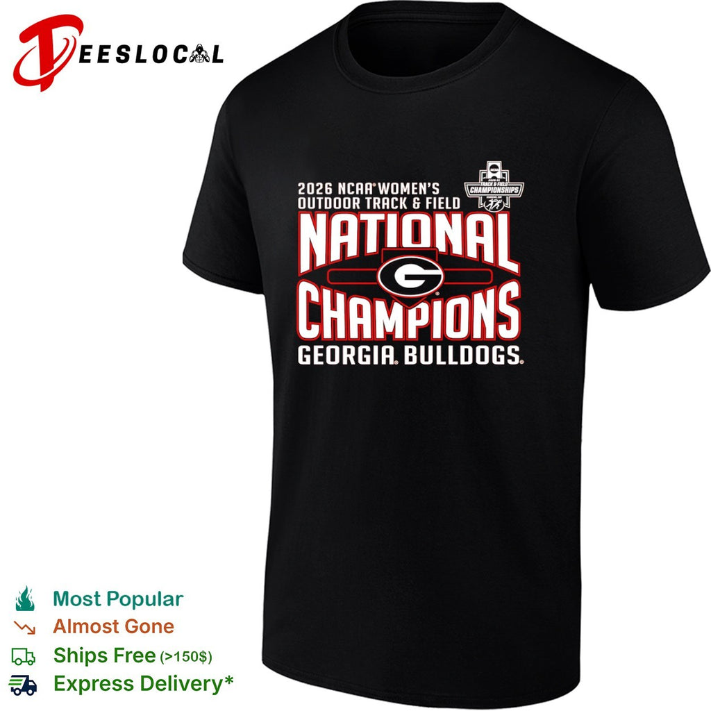 2026 Georgia Bulldogs NCAA Women’s Outdoor Track and Field National Champions shirt