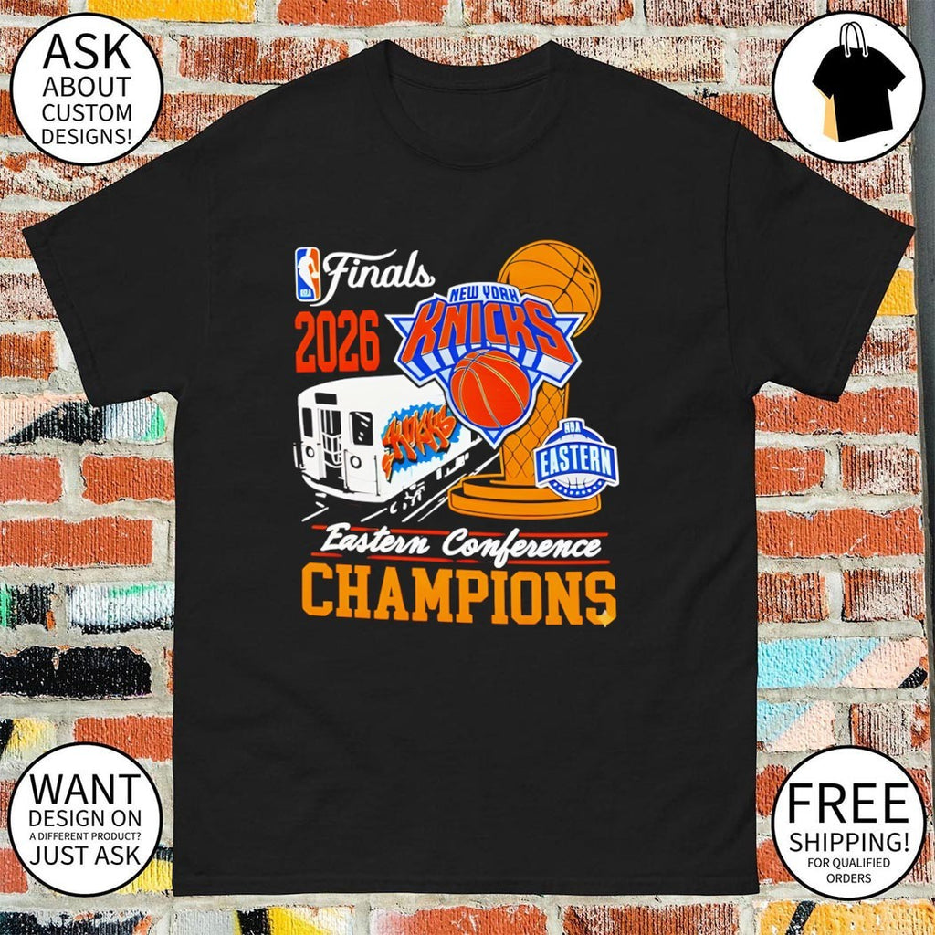 2026 Knicks Eastern Conference Champions NBA New York Basketball Graphic tee