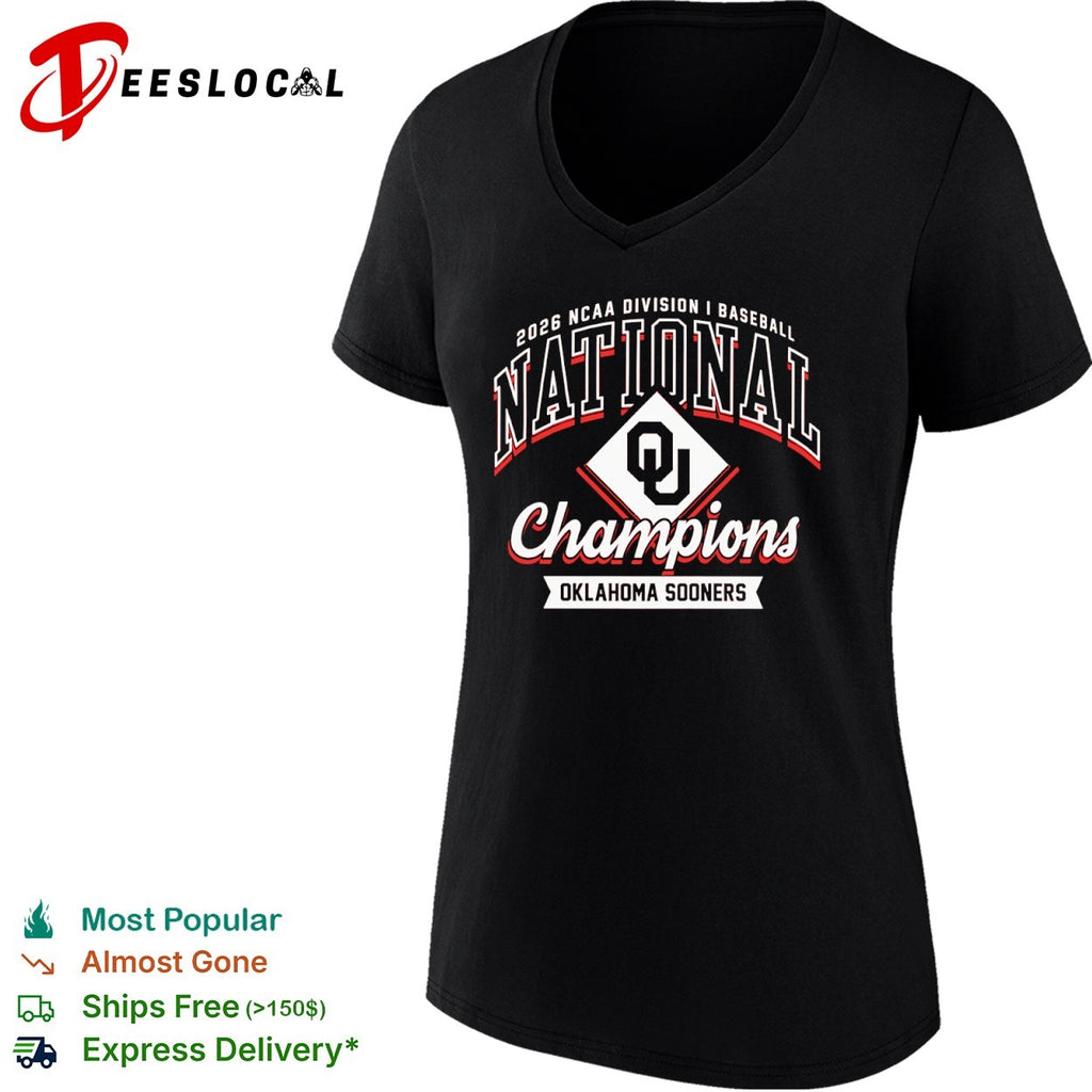 2026 NCAA DI Baseball National Champions Oklahoma Sooners shirt