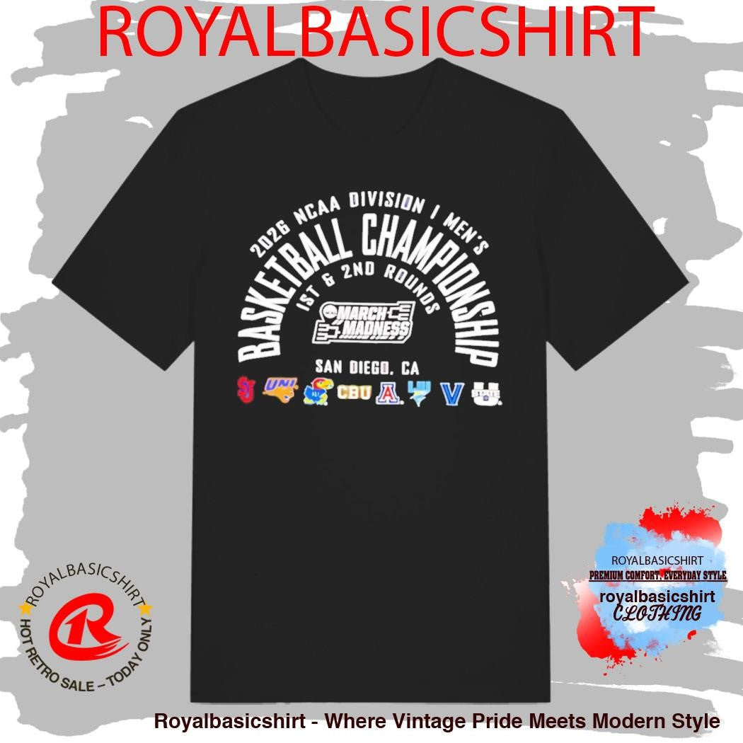 2026 NCAA Division I Men’s Basketball Championship March Madness San Diego California T-Shirt