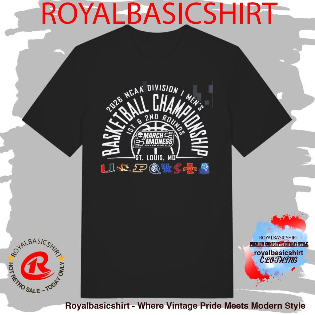 2026 NCAA Division I Men’s Basketball Championship March Madness St. Louis Missouri T-Shirt