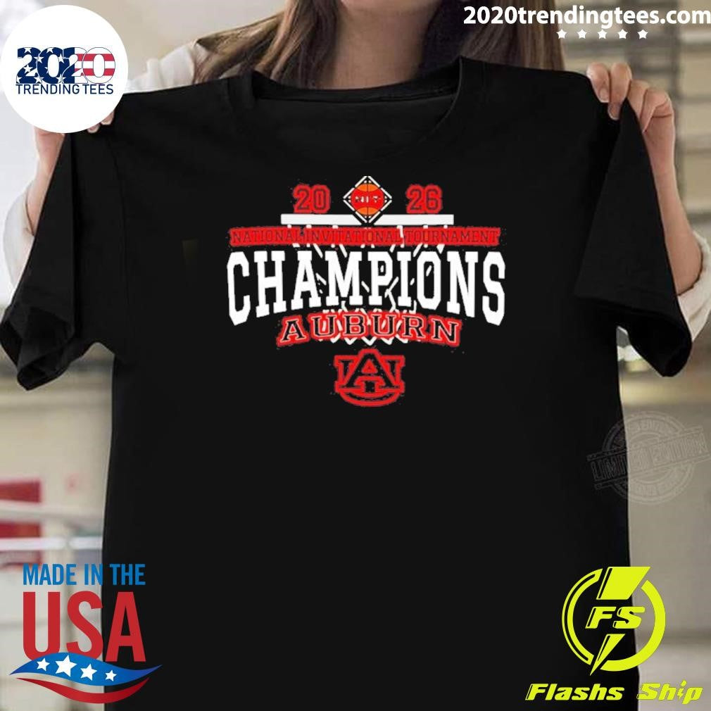 2026 National Invitational Tournament Champions Auburn Tigers Shirt