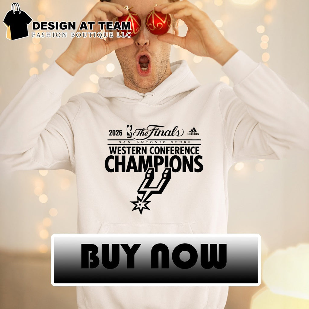 2026 San Antonio Spurs Western Conference Champions white shirt