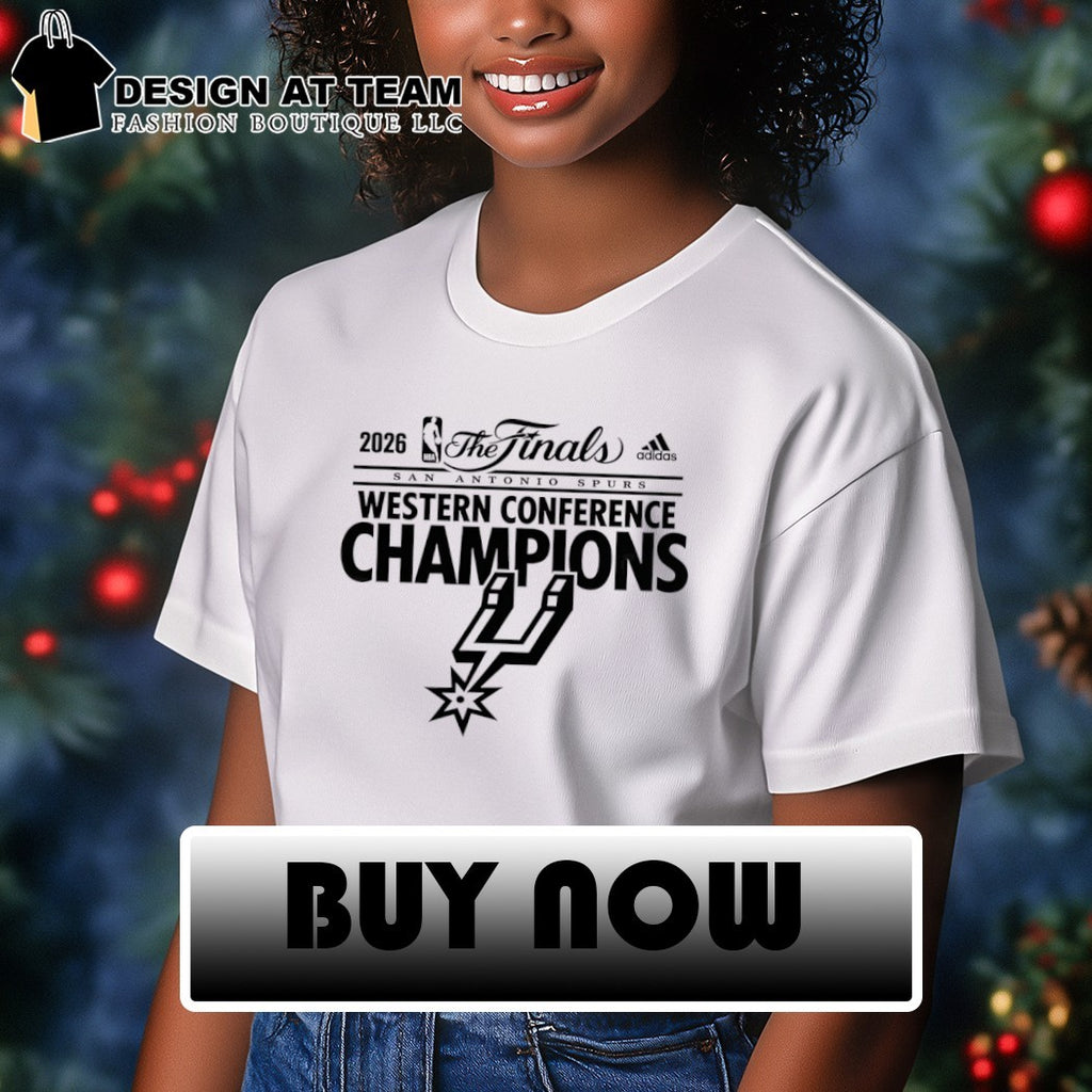2026 San Antonio Spurs Western Conference Champions white shirt