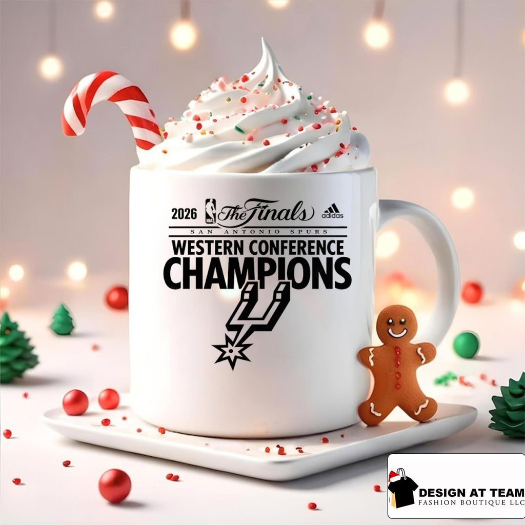 2026 San Antonio Spurs Western Conference Champions white shirt