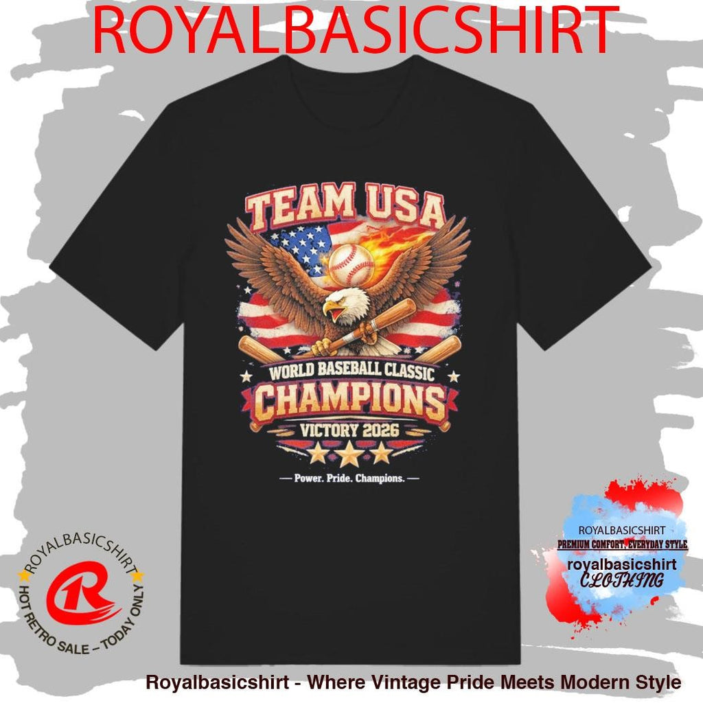 2026 Team USA World Baseball Classic Champions Victory Shirt
