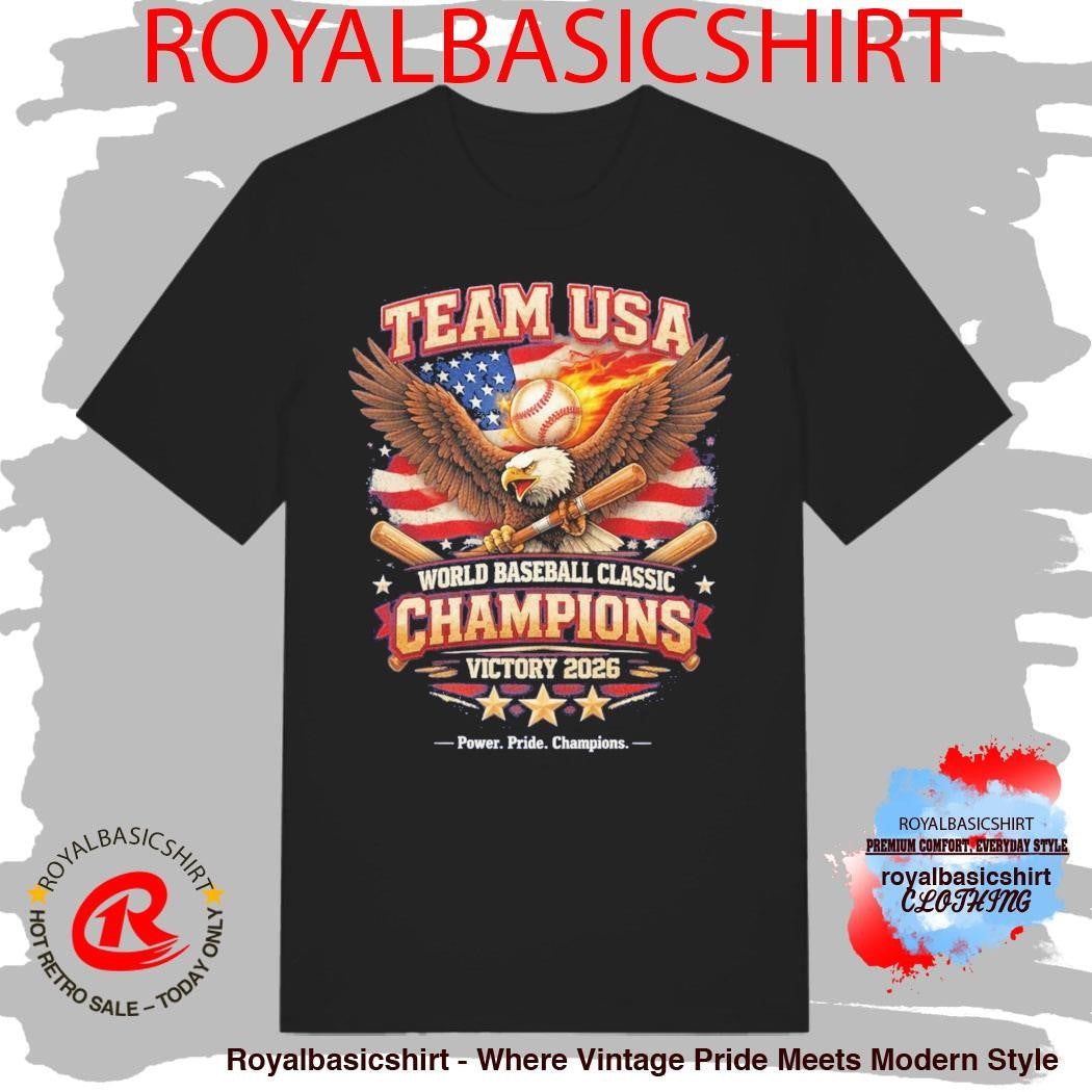 2026 Team USA World Baseball Classic Champions Victory Shirt