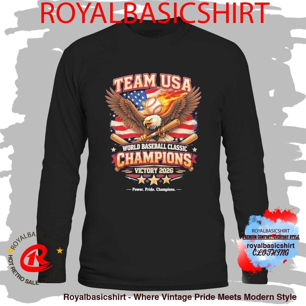 2026 Team USA World Baseball Classic Champions Victory Shirt