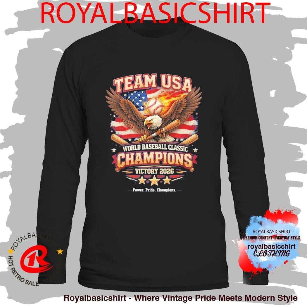 2026 Team USA World Baseball Classic Champions Victory Shirt