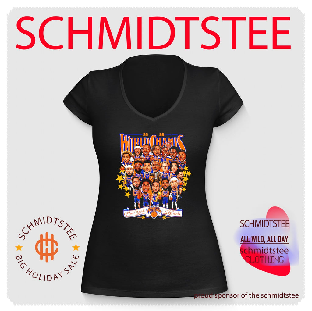2026 World Champs New York Knicks caricature shirt