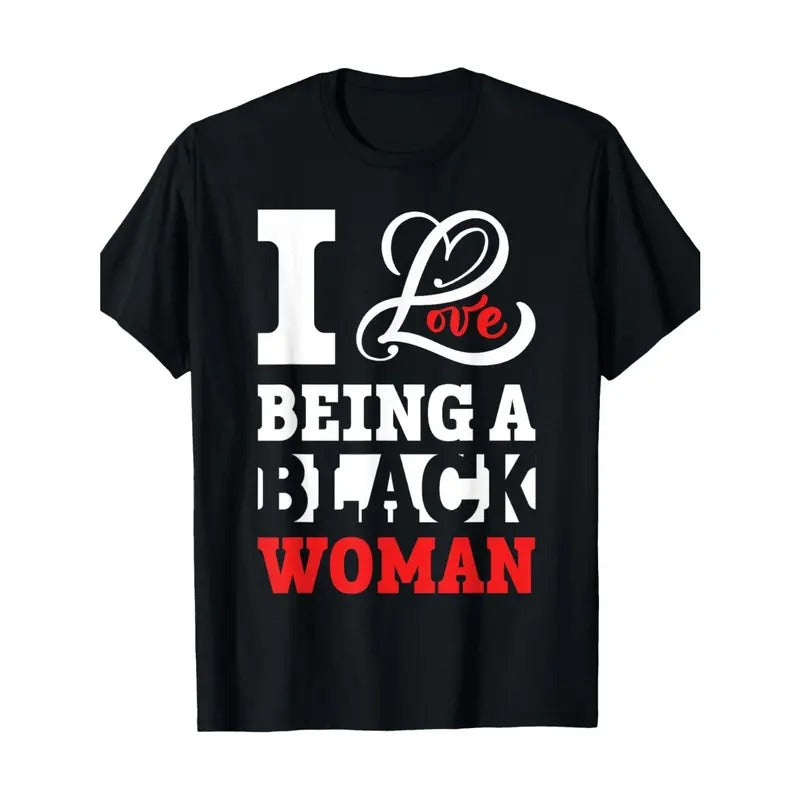220g 100%-Beautiful Pride Black Women's Shirt I Like to Be A Black T-shirtmade in usa Hoodie Sweatshirt | PrintMintTees.com