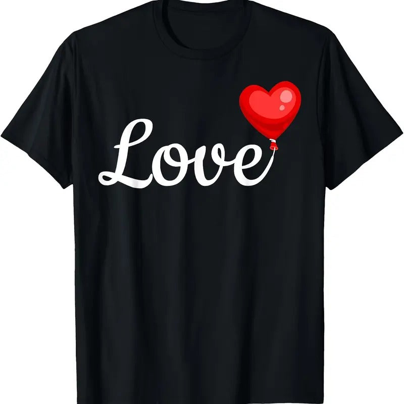 220gCotton Printed Short-sleeved T-ShirtValentines Day Red Love Heart Cute V-day Men T-Shirtmade in usa Shirt Hoodie...