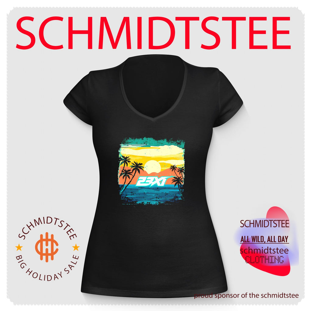 23XI Ink Teal Sunset Lifestyle shirt