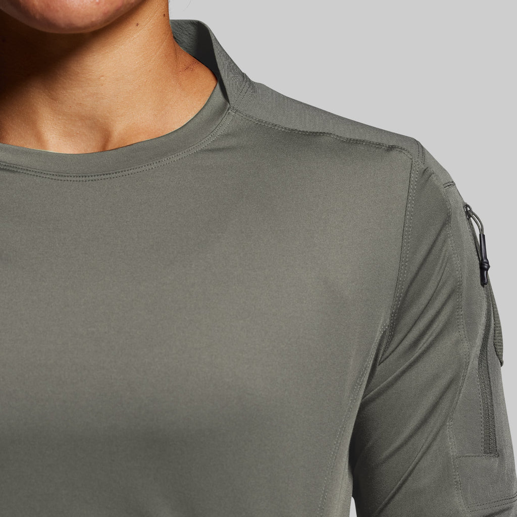 Women's Long Sleeve Op Top (Ranger Green)
