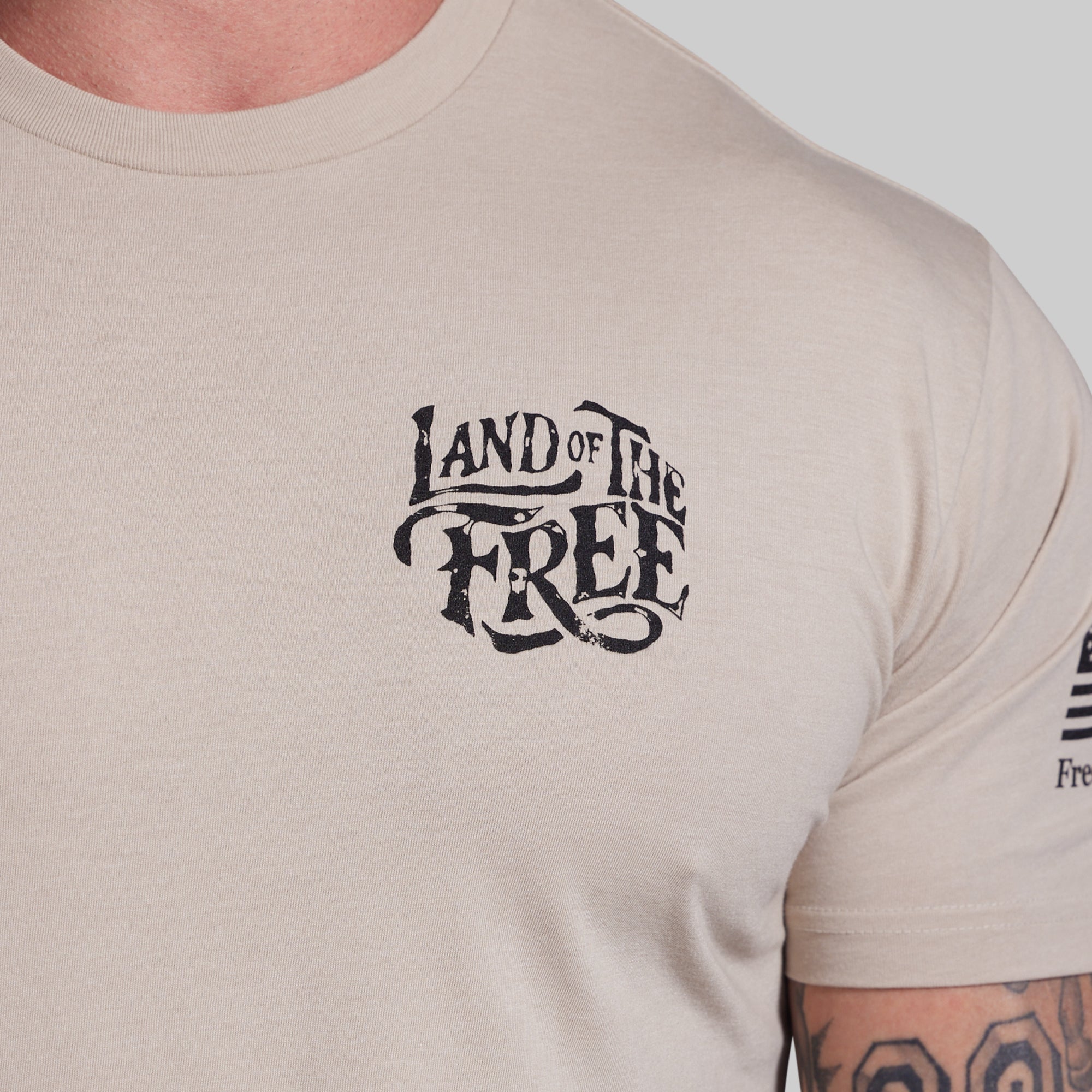 Land of the Free Tee (Tan)