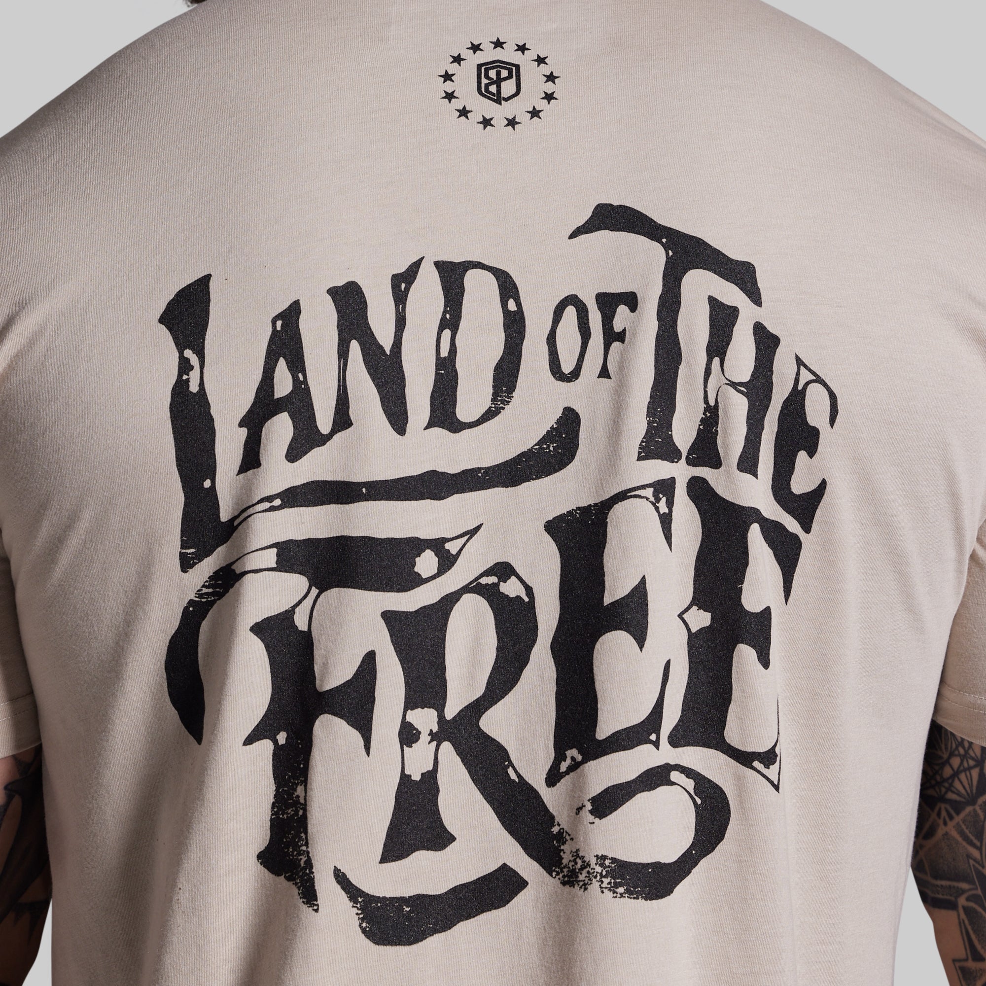 Land of the Free Tee (Tan)