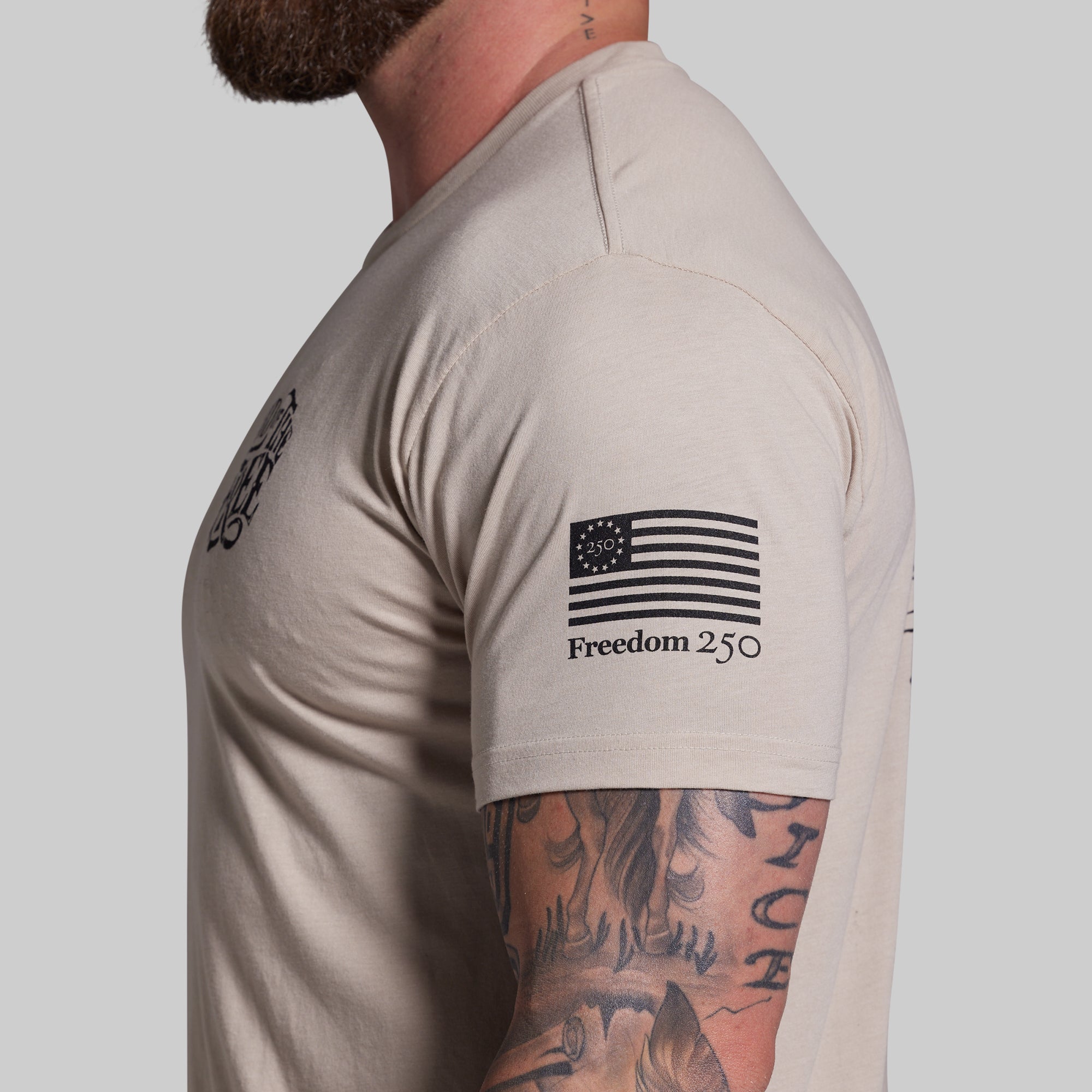Land of the Free Tee (Tan)