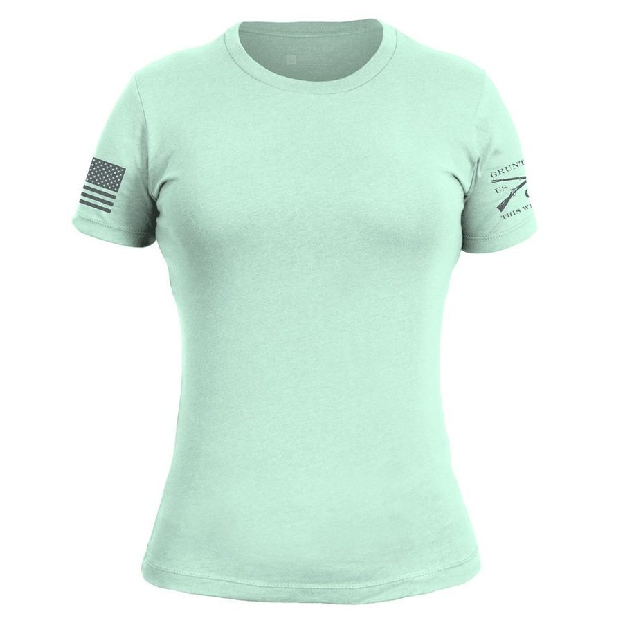 Basic T-Shirt Women's Slim Fit - Mint