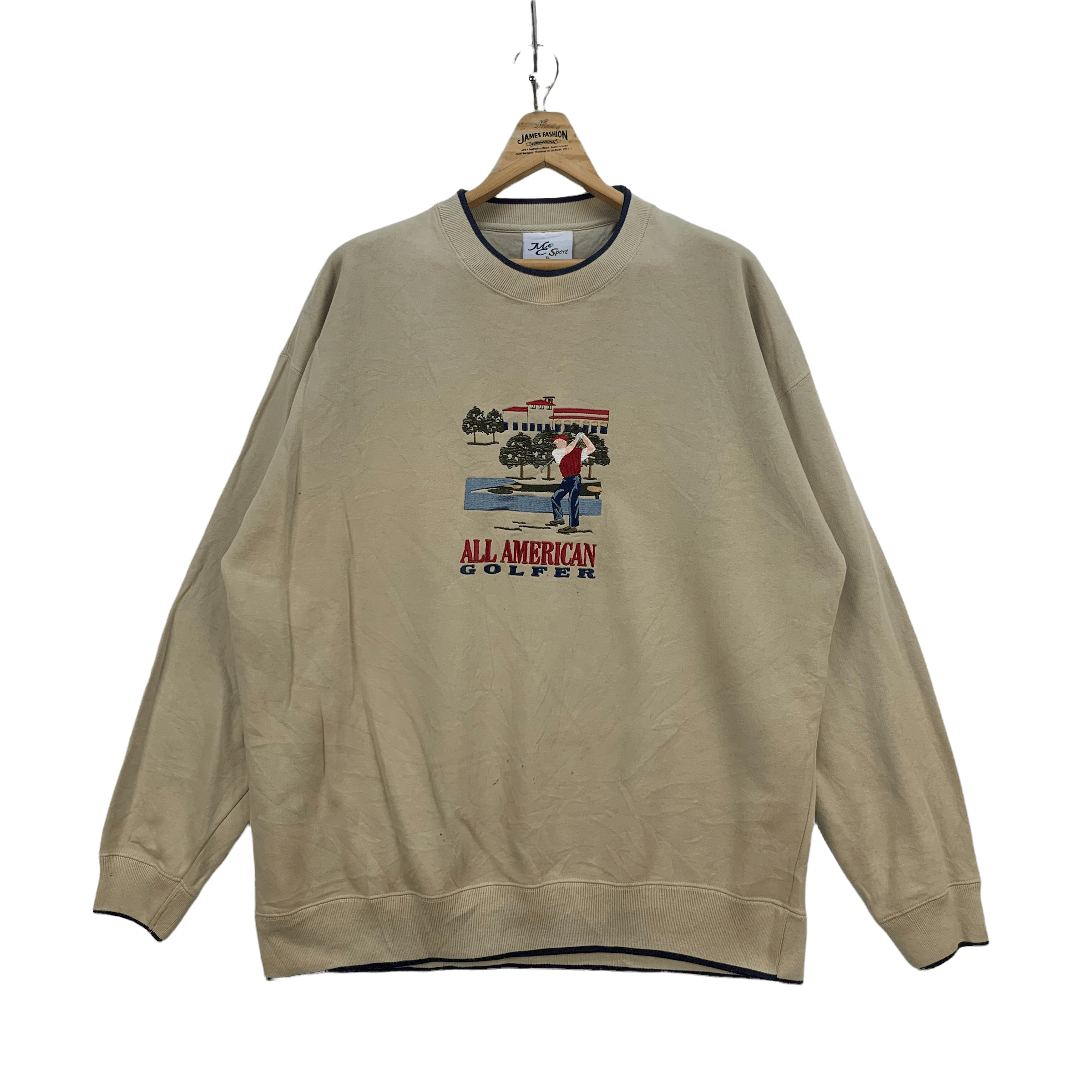 Japanese Brand American Golfer Embroidered Graphic Sweatshirts 3915 135 Shirt Hoodie | PrintMintTees.com