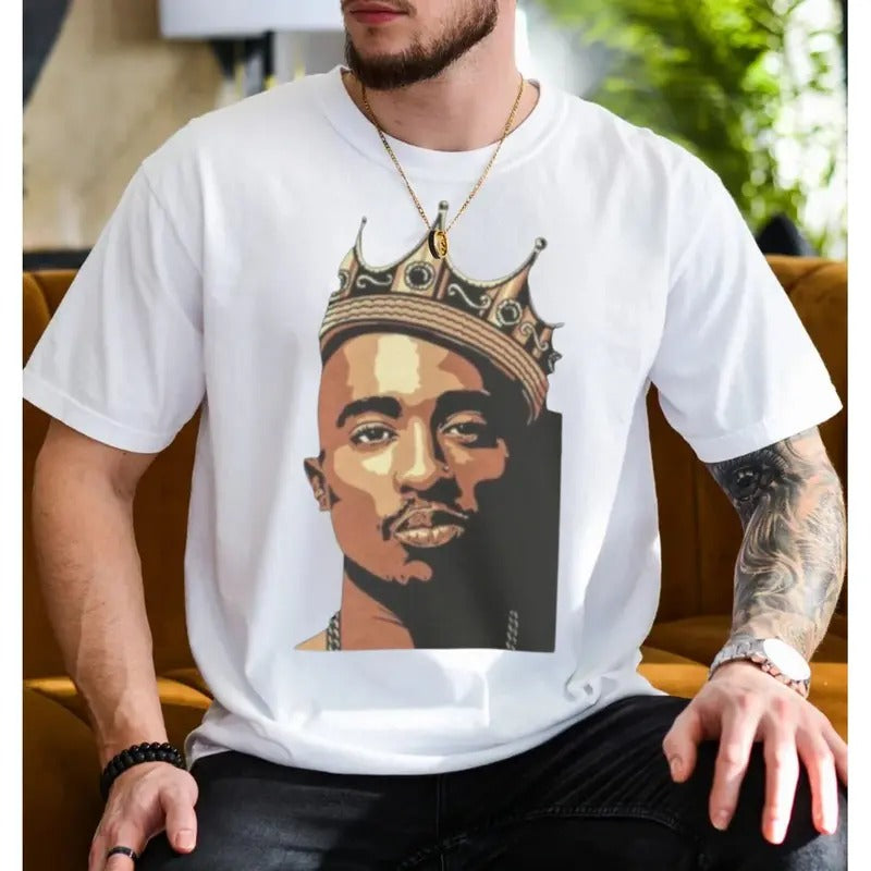 2pac 90s Hip Hop Tshirt, 2pac Fan Gift, Rapper Lover, Hip Hop Music Shirt, Gift For Fan, Unisex Short Sleeve Tee Hoodie,...