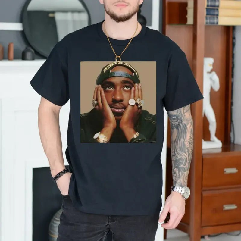 2pac Rapper Tshirt, Hip Hop Legends And Pioneers Tee, Gift For Fan, Rapper Shirt, Unisex Short Sleeve Tee Hoodie Sweatshirt