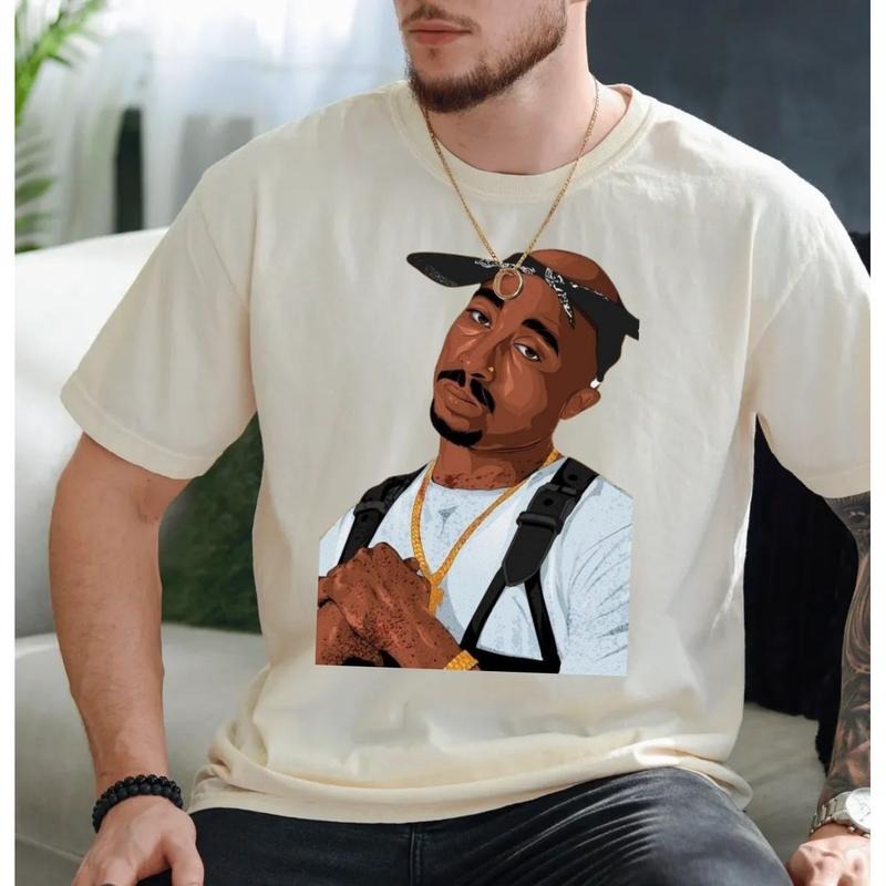 2pac T Shirt, Rapper Merch, Hip Hop Music Legends Shirt, 90s Hip Hop Tee, Gift For Fan, Unisex Short Sleeve Tee Hoodie,...
