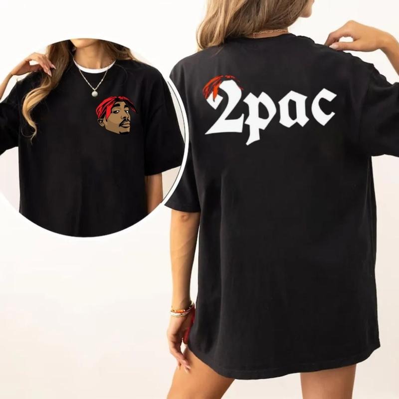 2pac Two Sided Rapper Hip Hop Rapper Shirt Tupac Legends Hip Hop Shirt Fan Short Sleeve T-Shirts, Hoodie, Sweatshirt