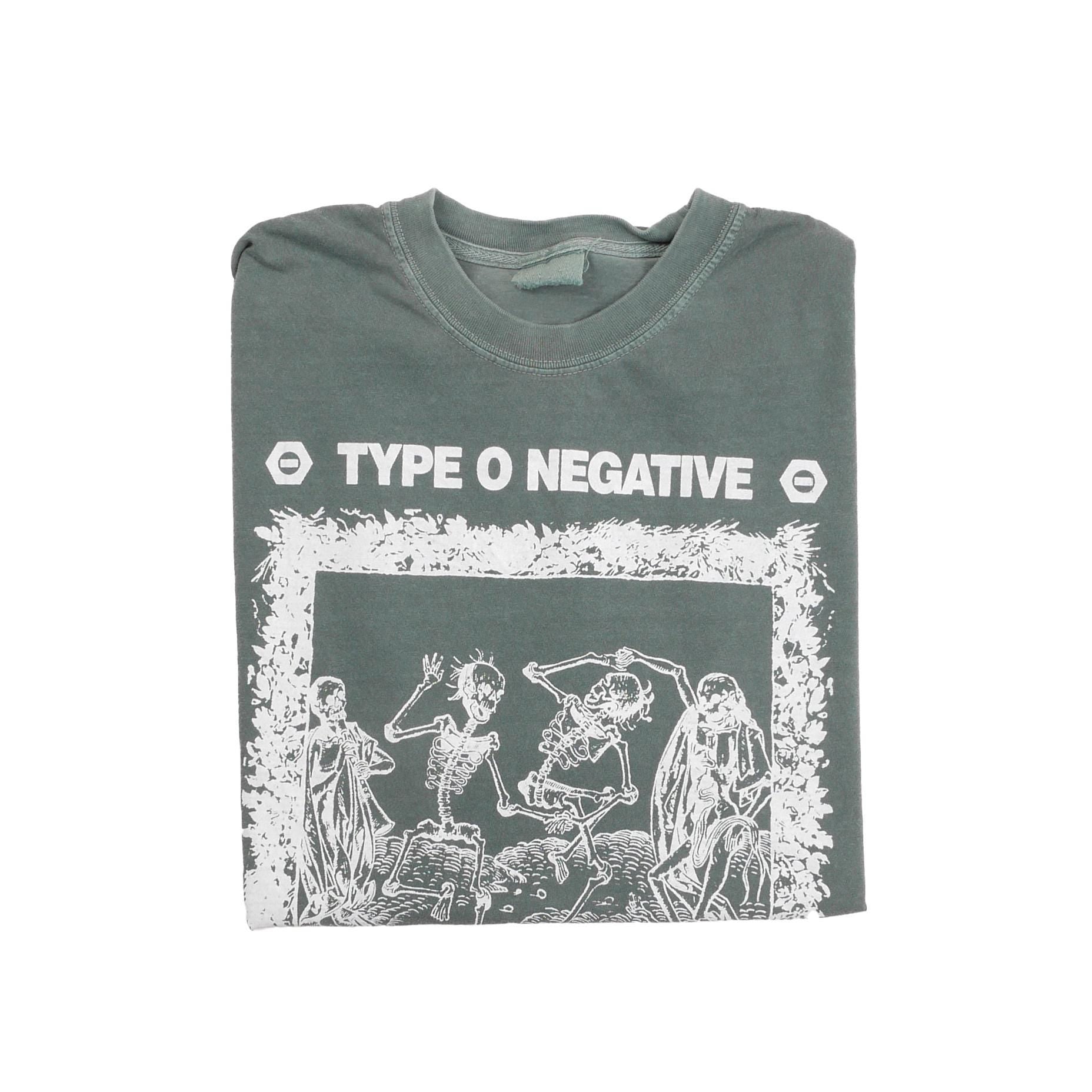 Type Negative Band Orchestra Death 13 Tee Gothic Doom Metal Hardcore Rock Punk Band Alternative Rock Boxy Green Size Med (4)