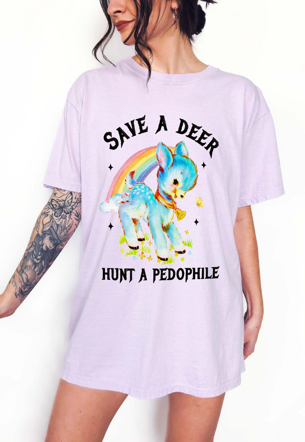 Save Deer Hunt Pedophile Unisex T-shirt, Sweatshirt, Hoodie (4)