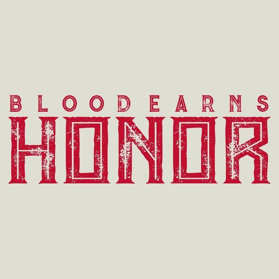 Blood Earns Honor T-Shirt - Sand