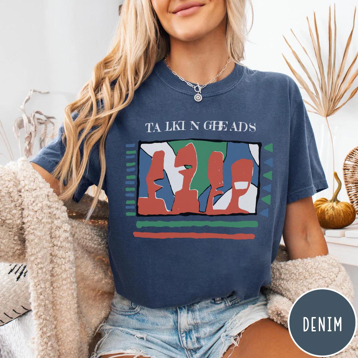 Comfort Colors Talking Heads Vintage Rock Band Tees Unisex T-shirt, Sweatshirt, Hoodie (5)