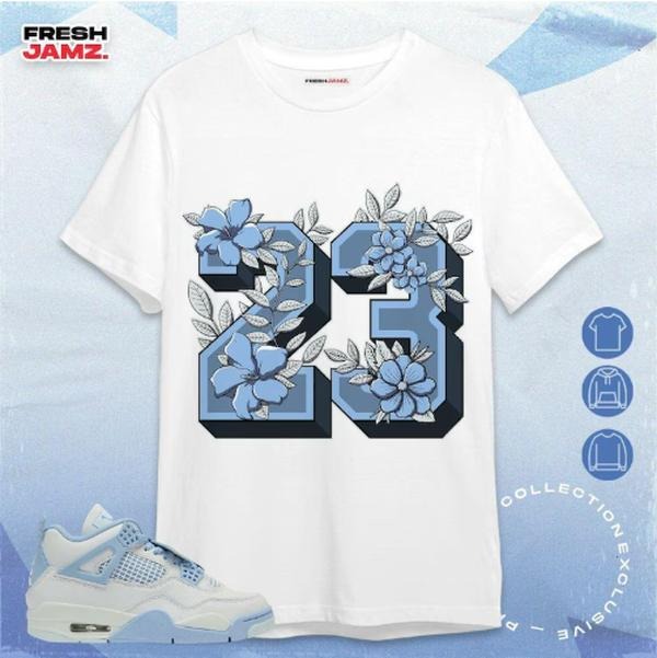 4 Forget Me Not 23 Floral Unisex Shirt Hoodie Sweatshirt | PrintMintTees.com