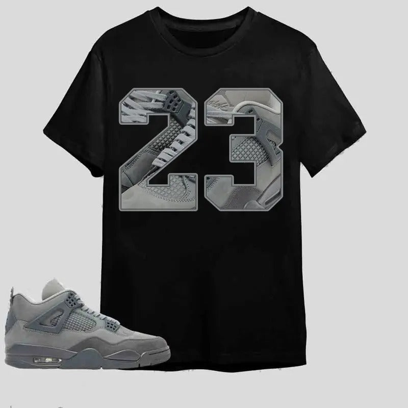 4 Wet Cement Smoke Iron Grey Retro SE T Shirt Match MM Hoodie Sweatshirt | PrintMintTees.com