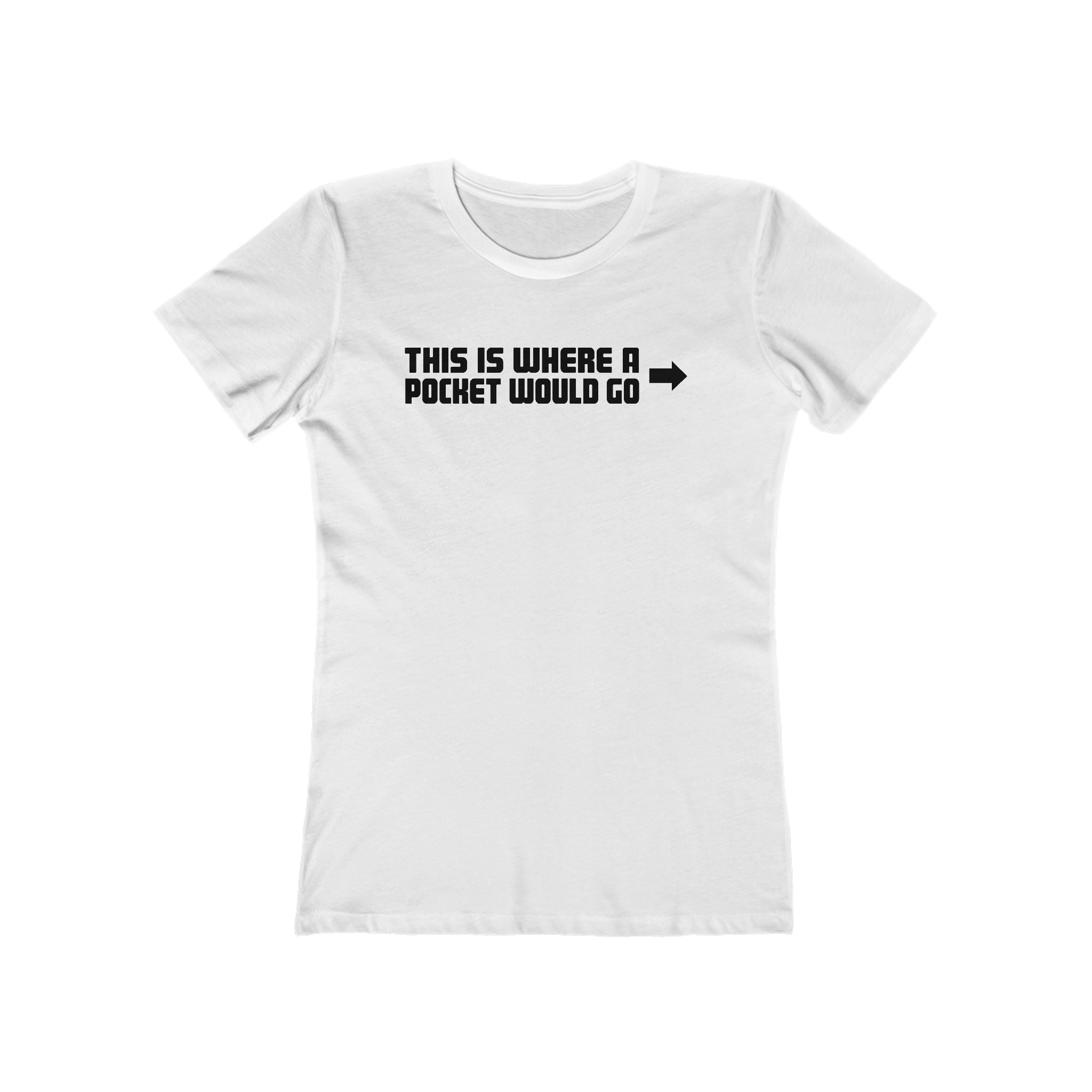 This Is Where A Pocket Would Go  - Women’s T-Shirt