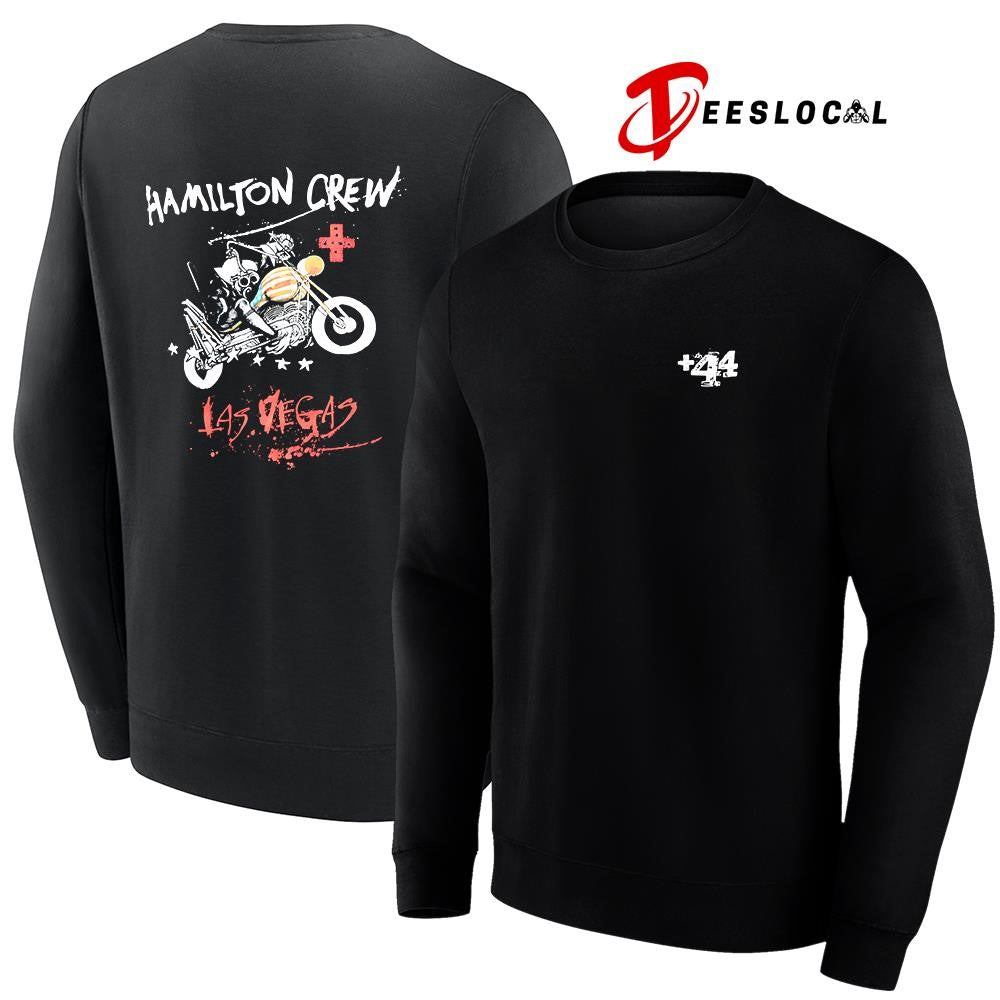 44 Hamilton Vegas moto ride graphic shirt