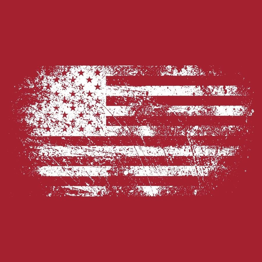 Vintage American  T-Shirt - Red