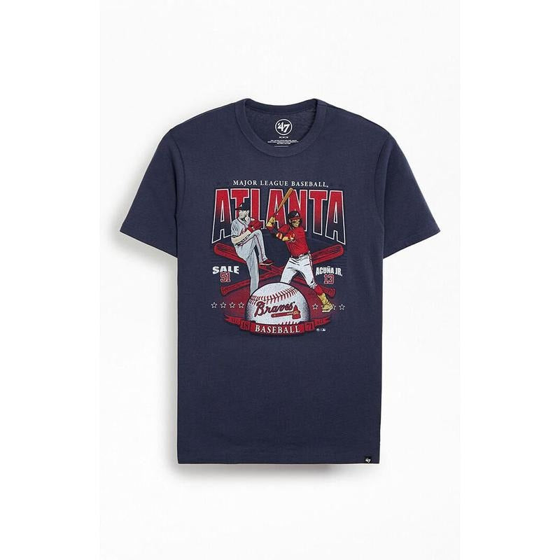 47 Brand Men's Atlanta Braves Team Players T-Shirt - Multicolor Hoodie, Sweatshirt | PrintMintTees.com