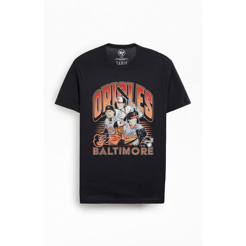 47 Brand Men's Baltimore Orioles Team Players T-Shirt - Multicolor Hoodie Sweatshirt | PrintMintTees.com