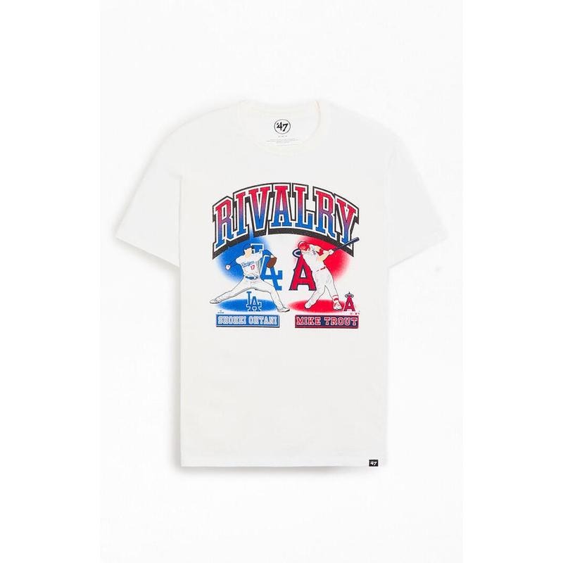 47 Brand LA Baseball Rivalry Dodgers Angels Multicolor T-Shirts, Hoodie, Sweatshirt