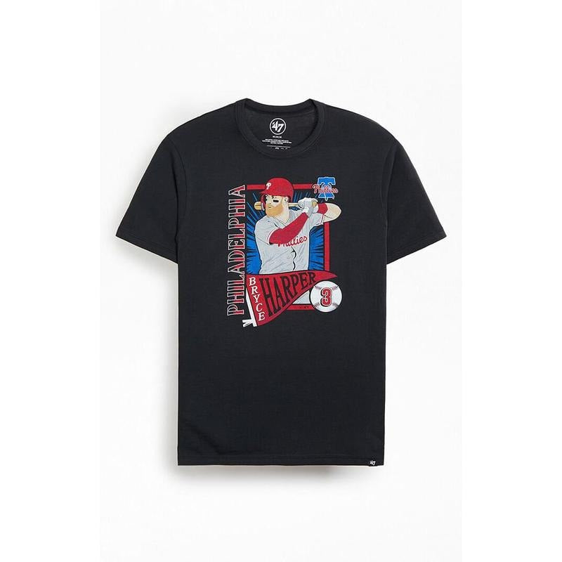 47 Brand Men's Phillies Bryce Harper T-Shirt - Multicolor Hoodie Sweatshirt | PrintMintTees.com