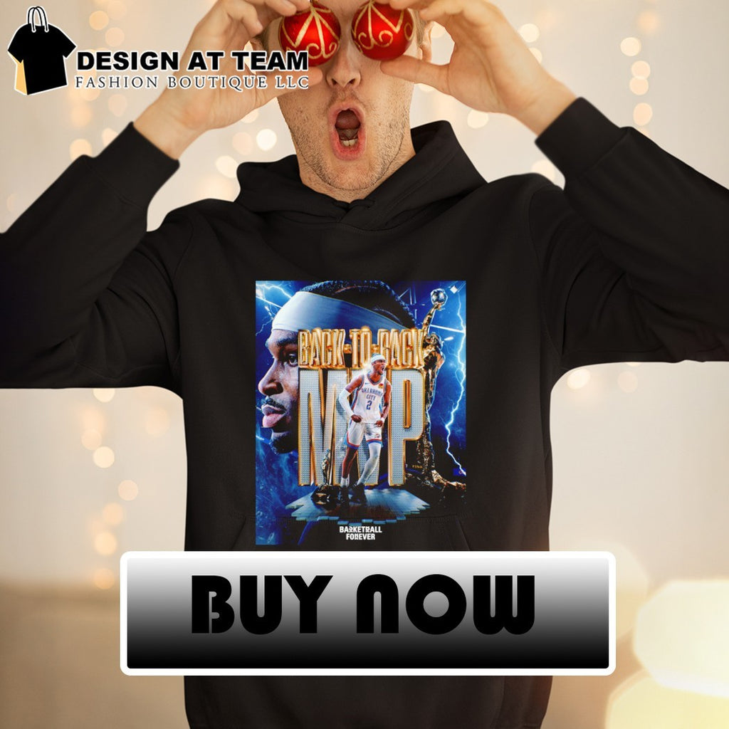 Shai Gilgeous-Alexander wins second NBA MVP award back-to-back MVP shirt