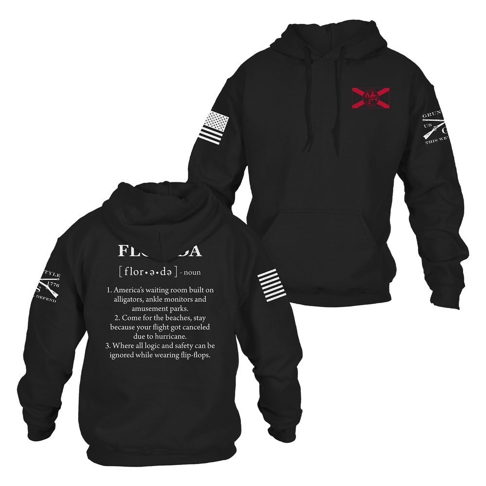 Florida Defined Hoodie - Black