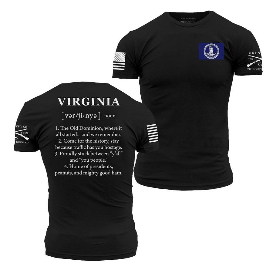 Virginia Defined T-Shirt - Black